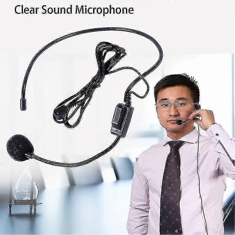 First Vocal Wired Headset Microphone Microfono For Voice Amplifier Speaker