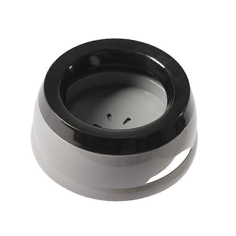 Gray l water for dogs on the go 750ml, splash proof feeding bowl