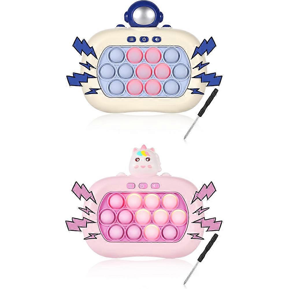 Astronaut+Unicorn Quick Push Bubble Game for Kids and Adults, Mini Hand Push Quick Game, Stress Relief Popular Fidget Games