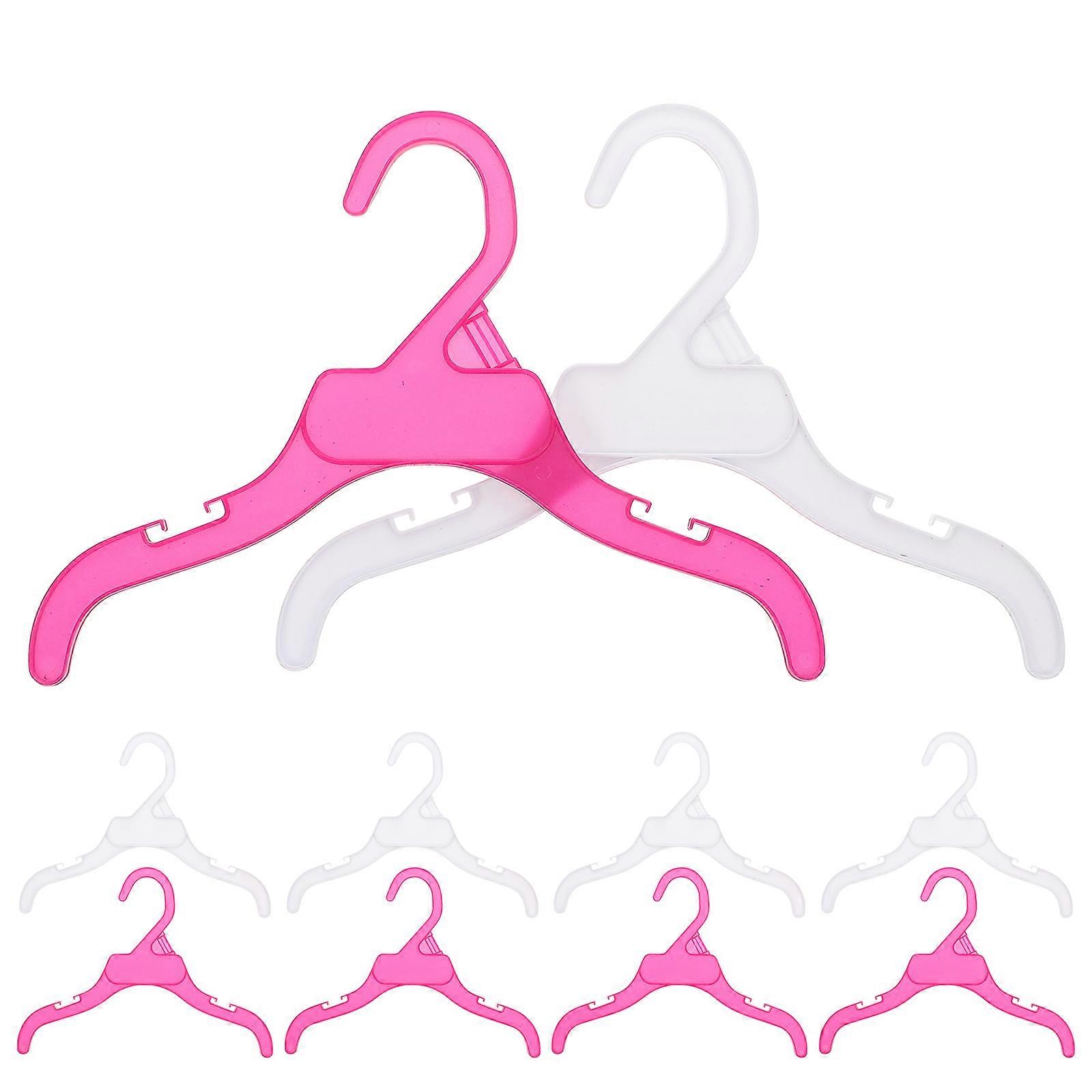 10st Liten docka Kläder Hängare Husdjur Kläder Hängare För Hund Valp Katt Kattunge