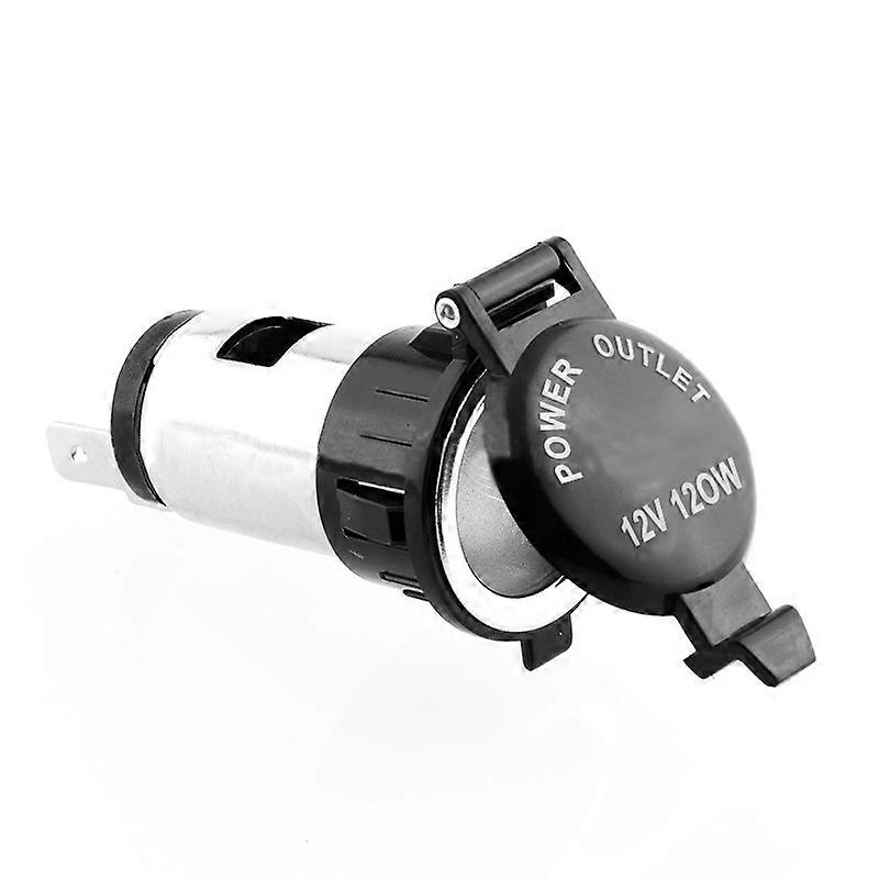 Waterproof Car Auto Motorcycle Cigarette Lighter Socket 12V 120W  Auto Power Plug For Motorcycles Boats Mowers Tractors Cars