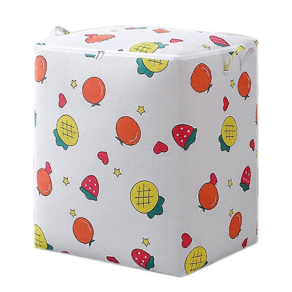 Freestanding Laundry Basket with Lid, Collapsible Zipper Clothes Storage Bag with Handle - 50*40*50cm
