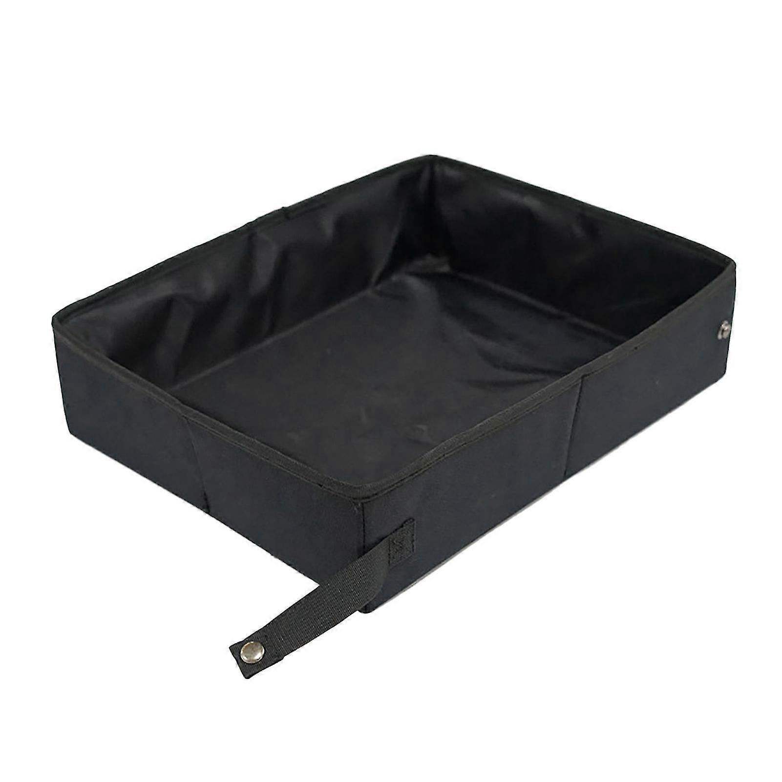 ポータブル猫用トイレ折りたたみ式防水軽量無臭旅行ソリューション35x45cm 13.8x17.7in