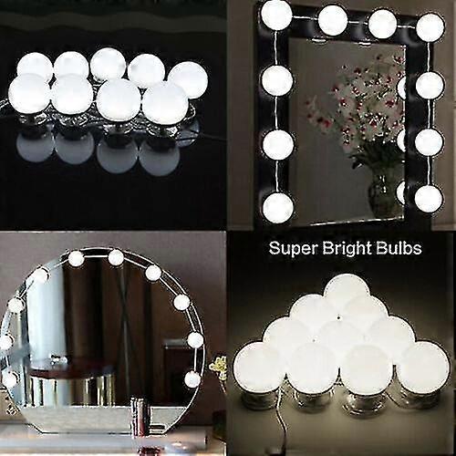 10 Led Dimmable Mirror Light Dressing Table Lighting Makeup