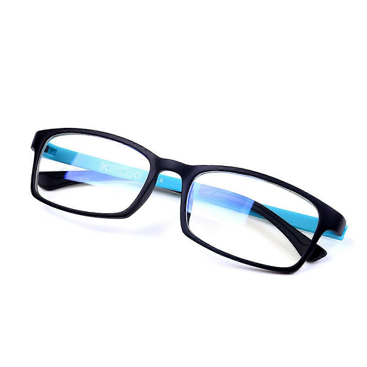 ライト、抗放射線レンズ、プレーンメガネ、ブルーライトカットメガネ、ブラックゲーミングメガネ、ユニセックス