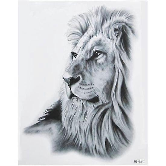 Black Lion Arm Tattoo