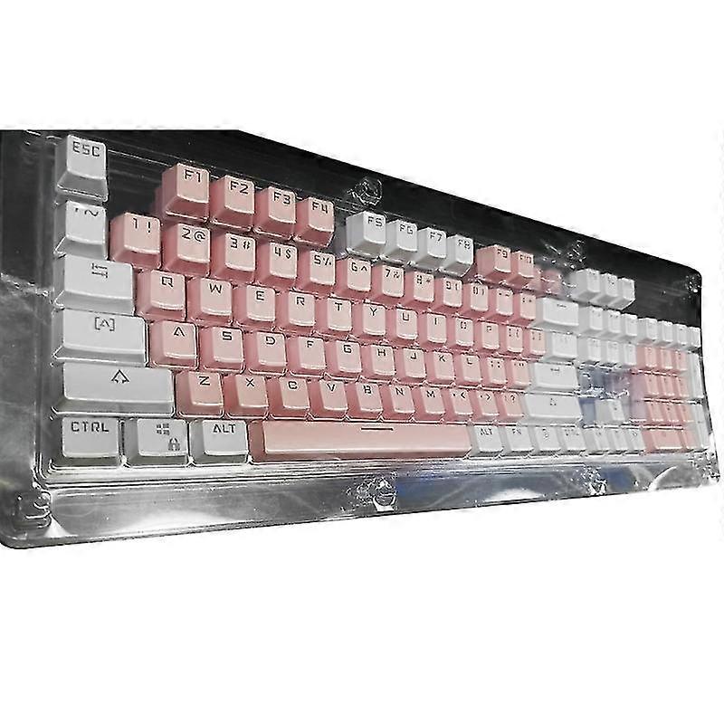 104keys Full Set Customized Abs Dye Subbed Keycap Double Color Cherry Profile