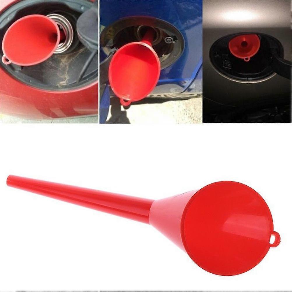 Hands Free Long Mouth Funnel, Portable Universal Funnel Plastic Funnel Kit for Gasoline Engine Refueling Car Ent