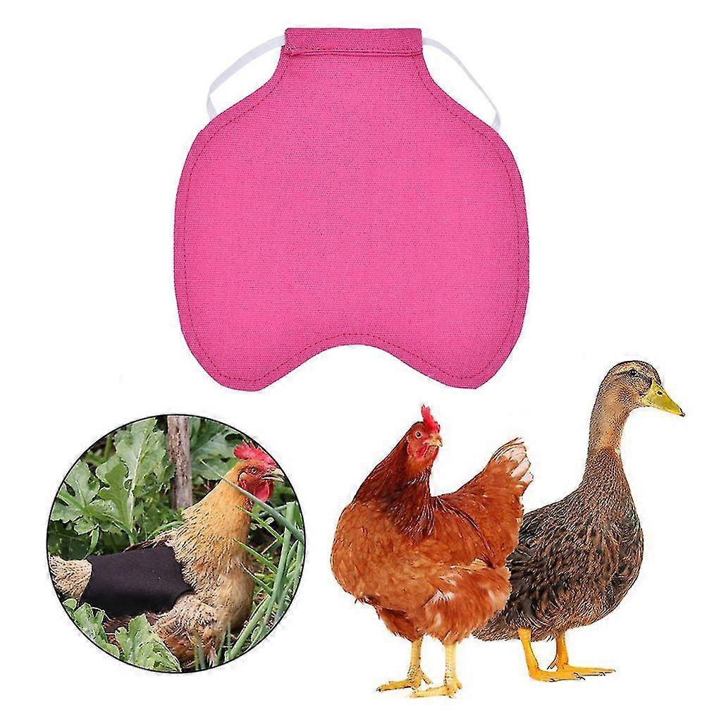 5pcs Chicken Saddle Hen Apron Penholder Wing Back Protector Hen Apron with Elastic Straps for Small to Medium Hens Black