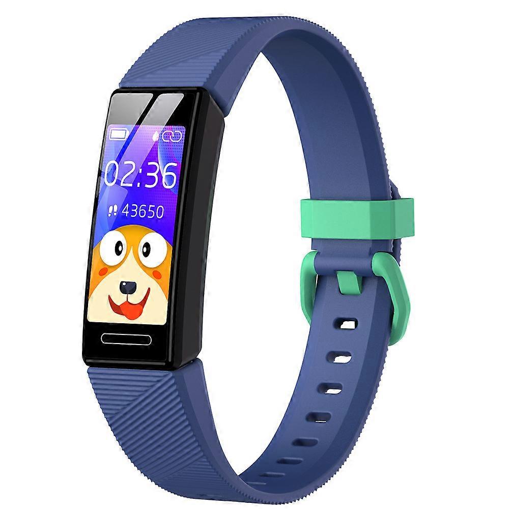Blue-Watch Fitness Tracker Kids Activity, Pedometer, Heart Rate Monitor, Sleep Monitor, Calorie Counter, IP68 Waterproof Smartwatch Wristband Smartwat