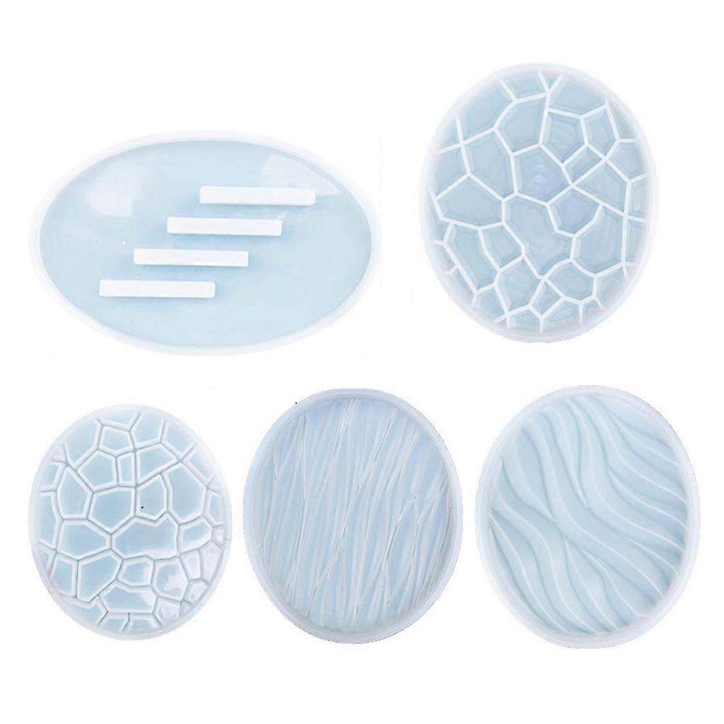 Irregular Tea Tray Coaster Resin Mold Making Coaster Resin Mold for Cup Mat