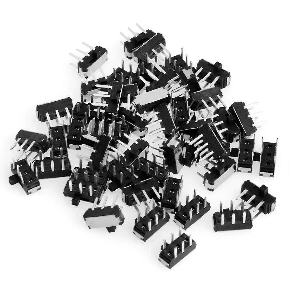 50Pcs Slide Switch 6 Pin DPDT PCB Panel Mount Mini Micro Toggle Switch