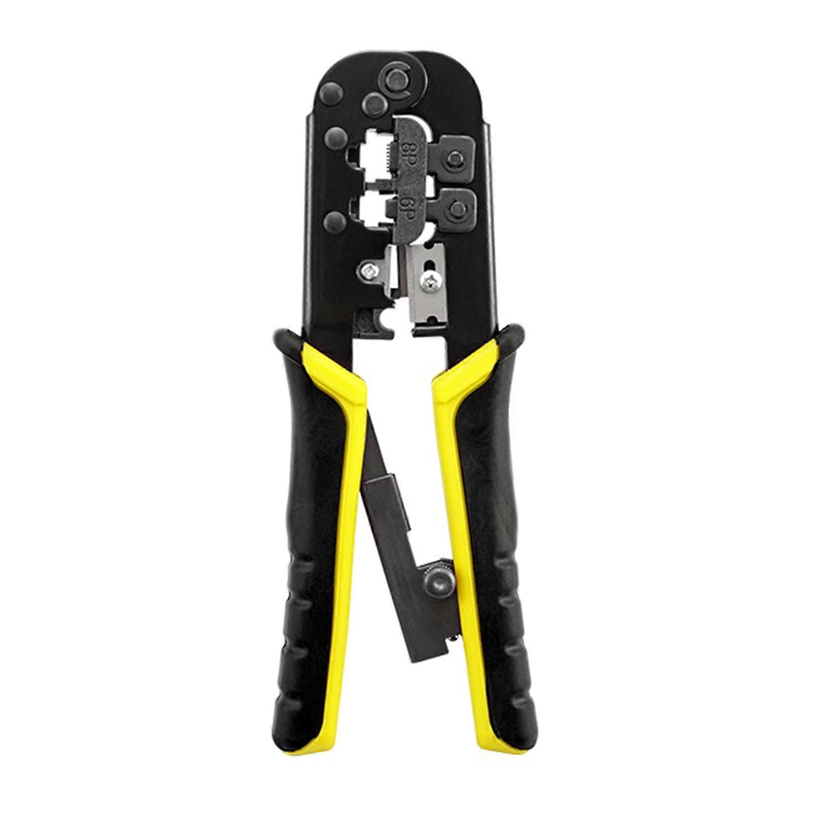 RJ45 Crimping Tool Network Cable Crimpers Cutter Stripper Plier For 6P 8P