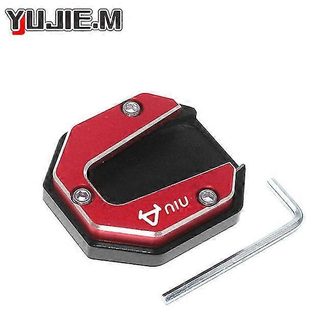 For Niu U1 U+ N1s Us U1c U1b Uqi Motorcycle Accessories Kickstand Extension Plate Foot Side Bracket Stand Enlarge Pad