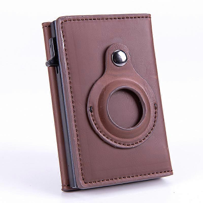 2022 New Apple Airtag Wallet Men Carbon Fiber Fashion ID Credit Card Holder Rfid Slim Airtag Slide Wallet Designer Cardholder