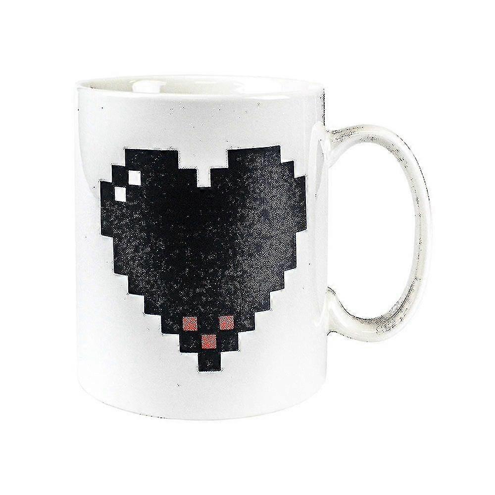 Heat-changing Mug - Pixel Heart