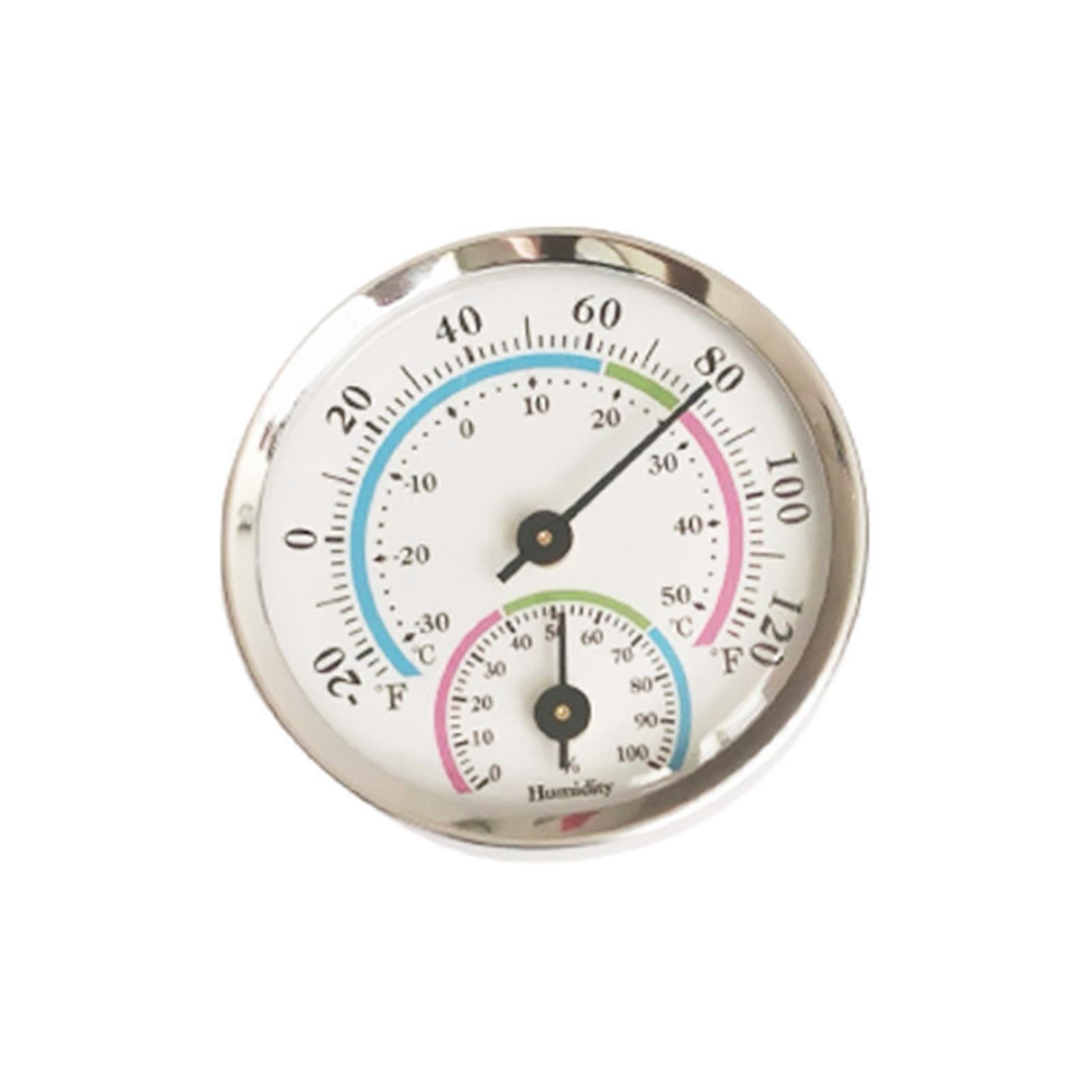 Mini Portable Humidity Temperature Meter Analogue Display Temperature Humidity Testing Wall Mounted Thermometer Hygrometer for Home JIKAIX