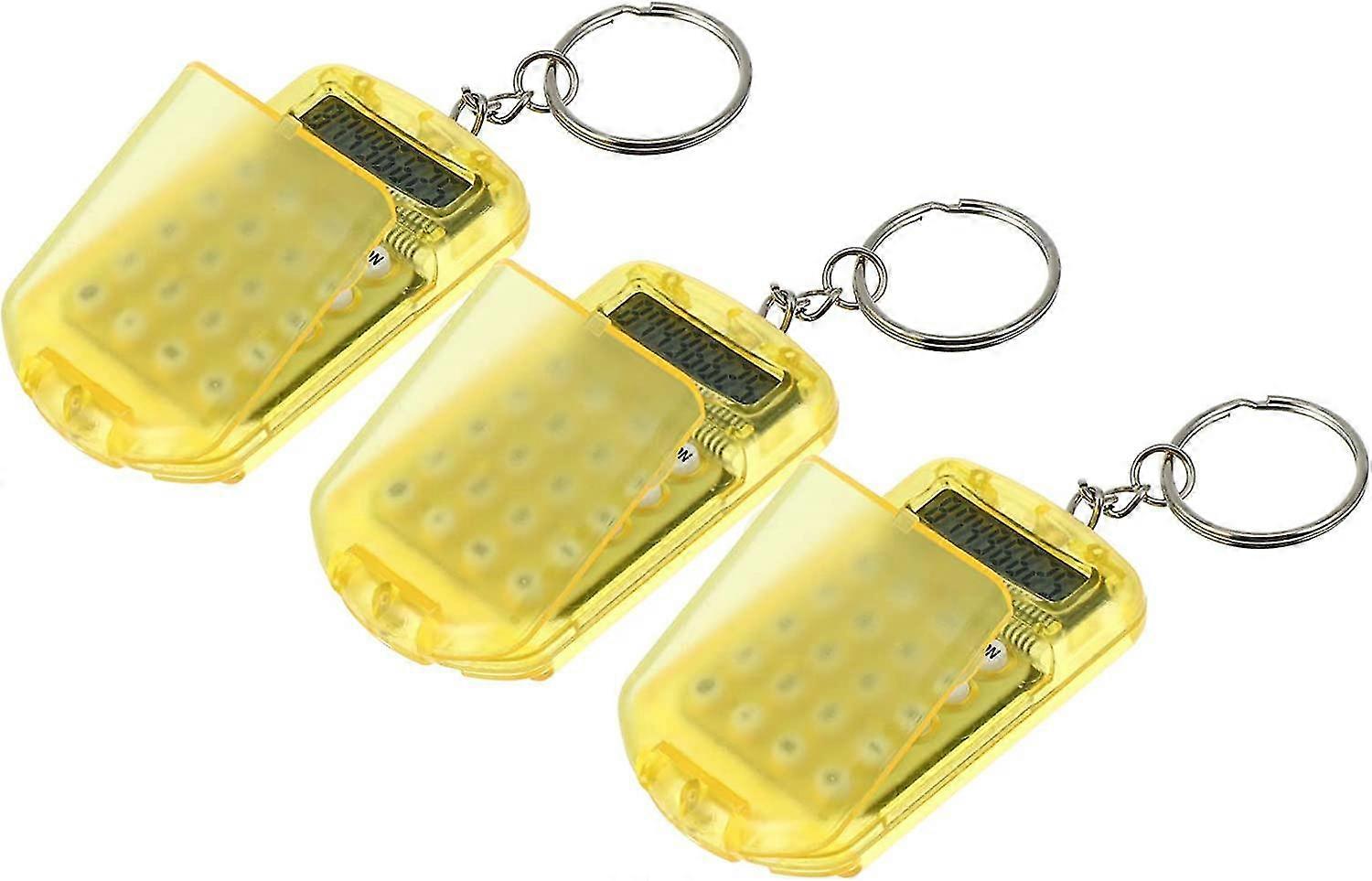 3pcs Mini Calculator Keychain Portable Pocket Electronic Calculator