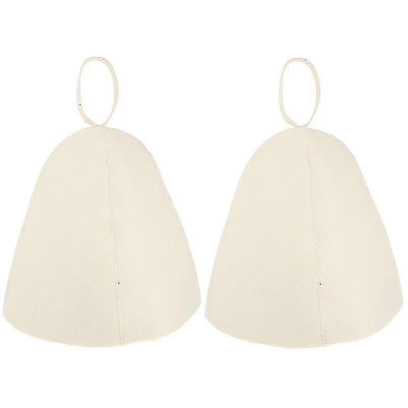 2pcs Felt Sauna Hat de înaltă calitate