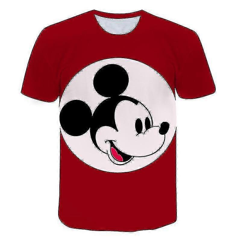 Mickey Mouse Short Sleeve 3d Print T-shirt - 2 High Quality