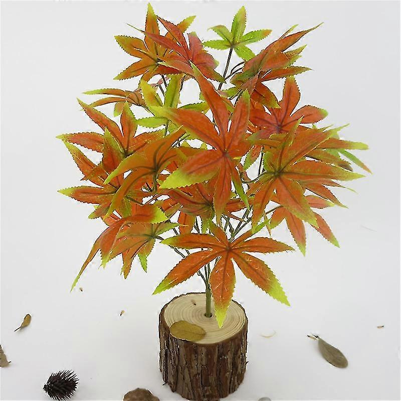 Artificial Maple Leaf Maple Leaf A Bouquet Purple Maple Leaf Bouquet Realistic Simulation Maple Leaf Plants