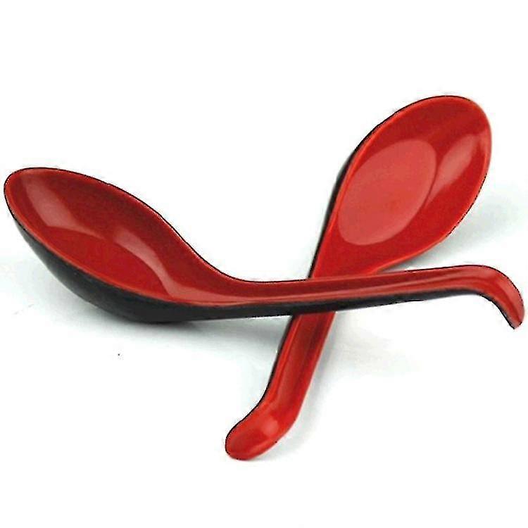 20pcs Miso Soup Spoon 6.3 Inch Rice Spoon With Hook, Long Handle