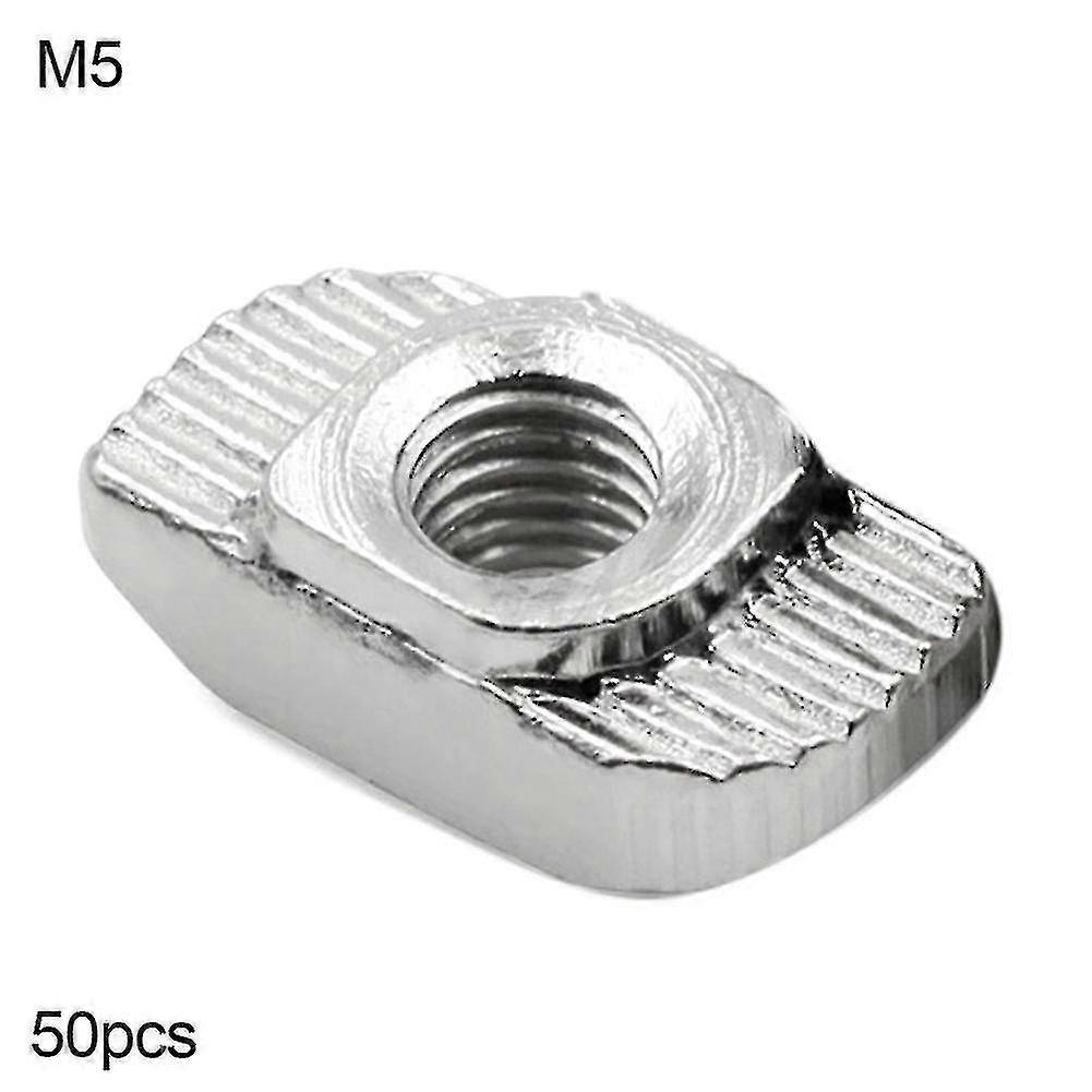 50pcs M3/m4/m5 Slot Sliding T Type Nut Fasten Connector For 20 Series Boris