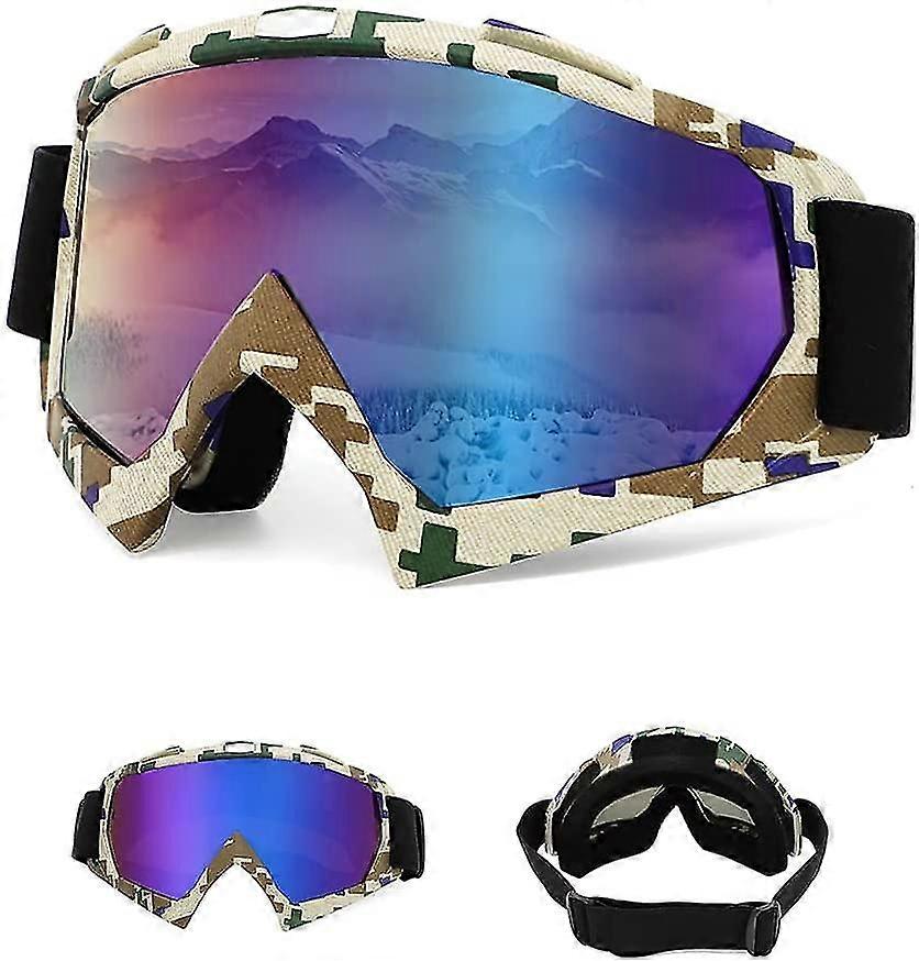 Snowboard Goggles, Motorcycle Goggles, Foldable Uv Protective Goggles