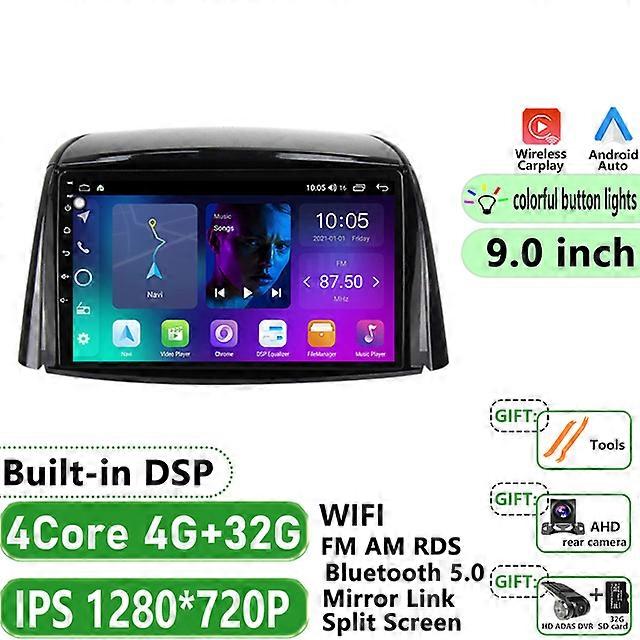 Android 12 Autoradio Für Renault Koleos 2008 - 2016 Multimedia Video Player Navigation Stereo GPS 360 Kamera Carplay DSP IPS