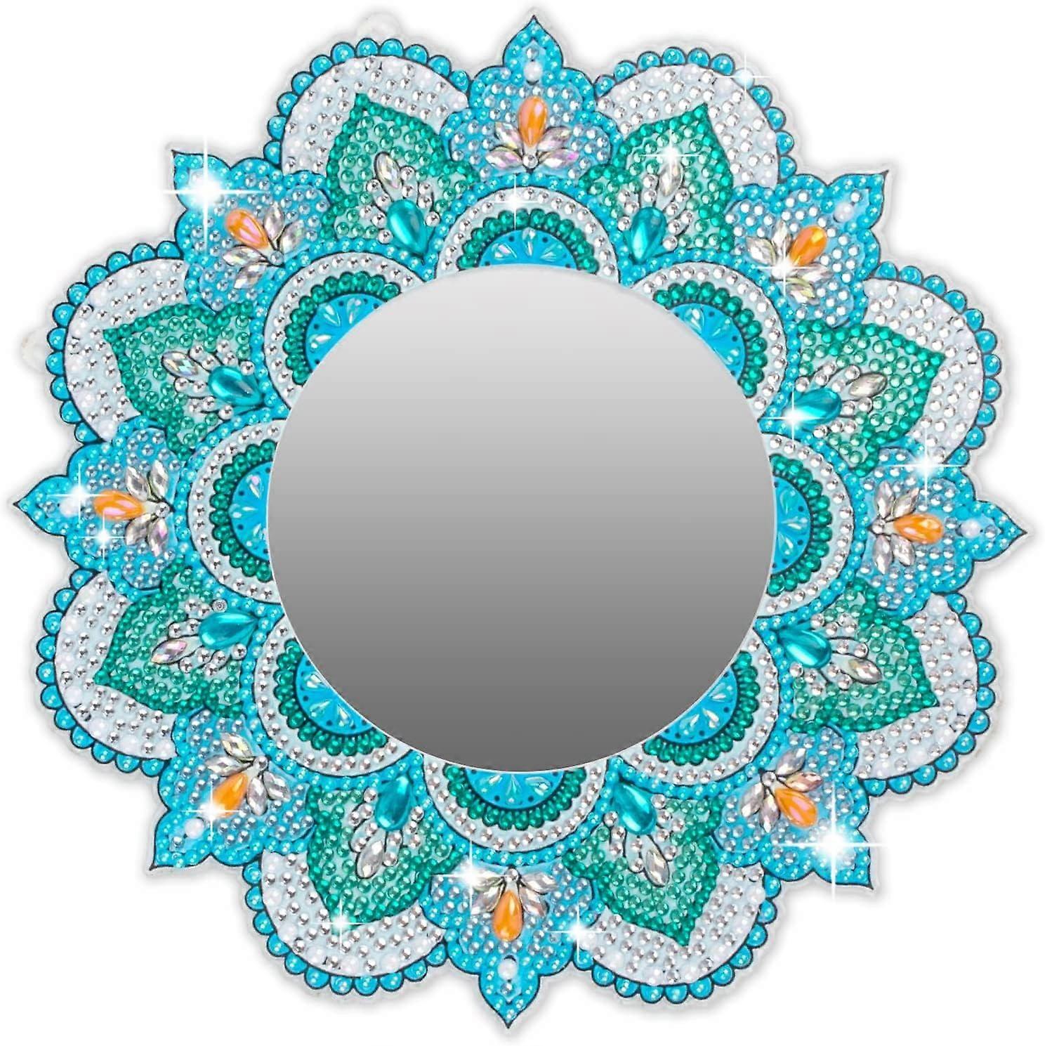 DIY Diamond Art Painting Mirror Kit, Special Shaped Design, Ideal for Creative Gifts and Home Decor