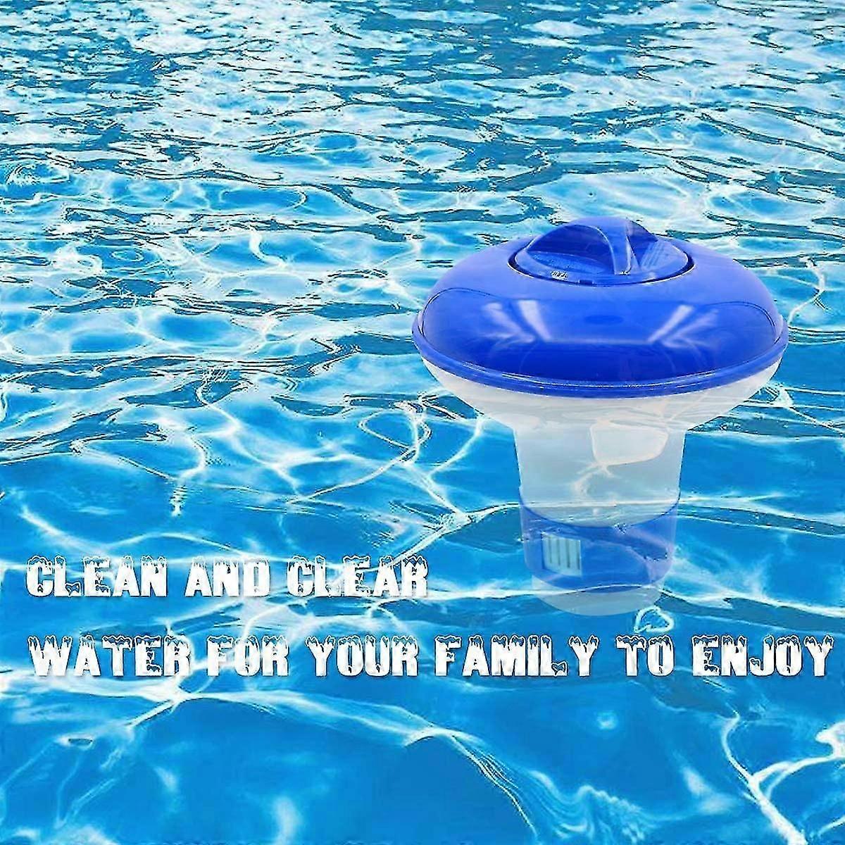 Swimming pool spa chemical dispenser floating sheet device