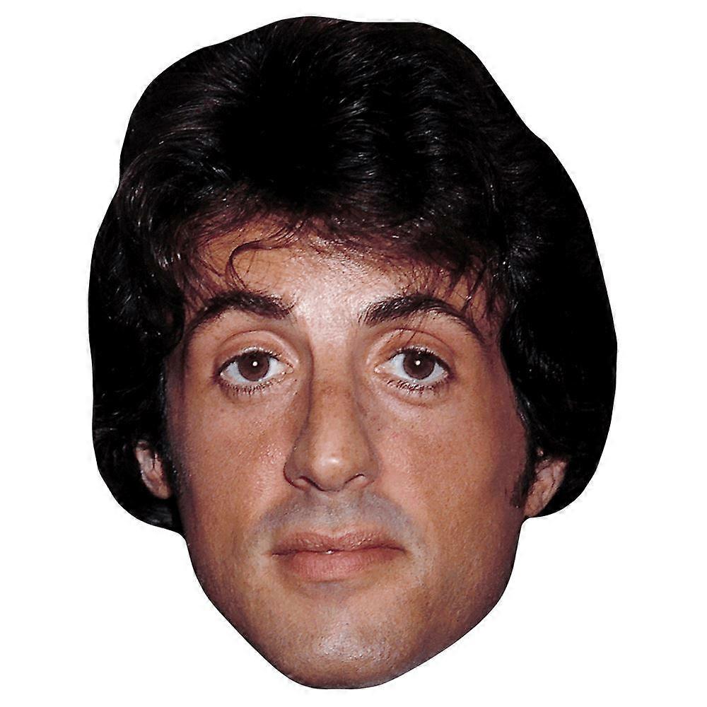 Sylvester Stallone (Young) Celebrity Mask, Flat Card Face