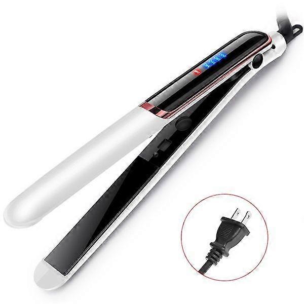 2 in 1 Hair Straightener Flat Iron LED Display For Home Use Portable