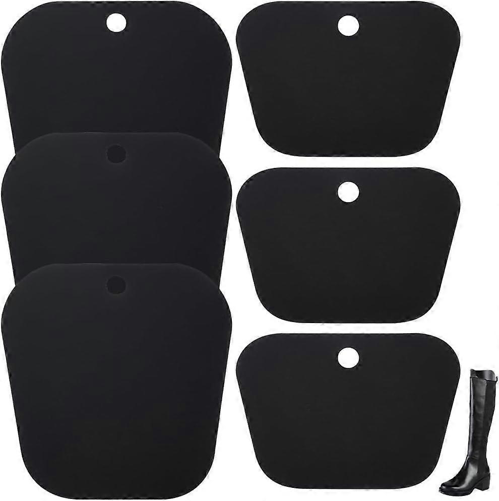 6Pcs 2 Sizes Reusable Boots Tall Support Boot Shaper Form Inserts Breathable PVC Plastic Stand up Shape Holder Keeper for All Type of Boots Men Women 