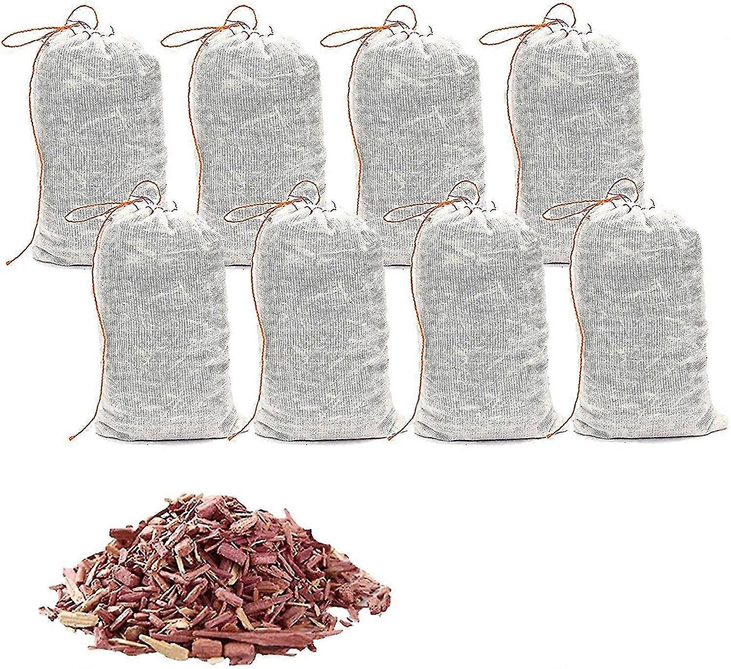 9 Pack Cedar Sachets Bags, Cedar Chips For Closets And Drawers, Cedar Blocks For Clothes Storage, Cedar Wood Closet