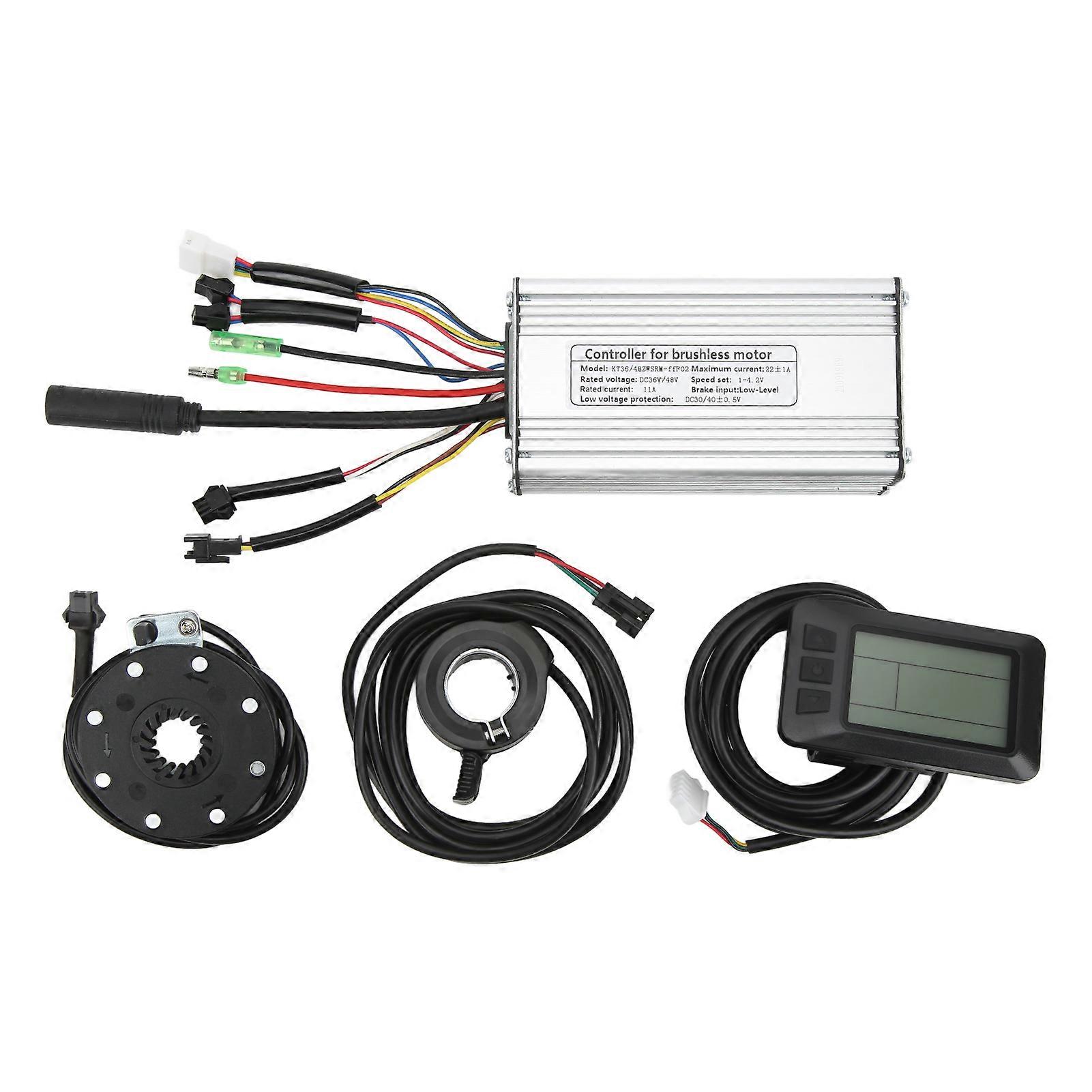 Elektromotor-Controller für Elektrofahrräder 22A Rechteck-Controller mit LCD7U-Panel für 500W Fahrradmotor