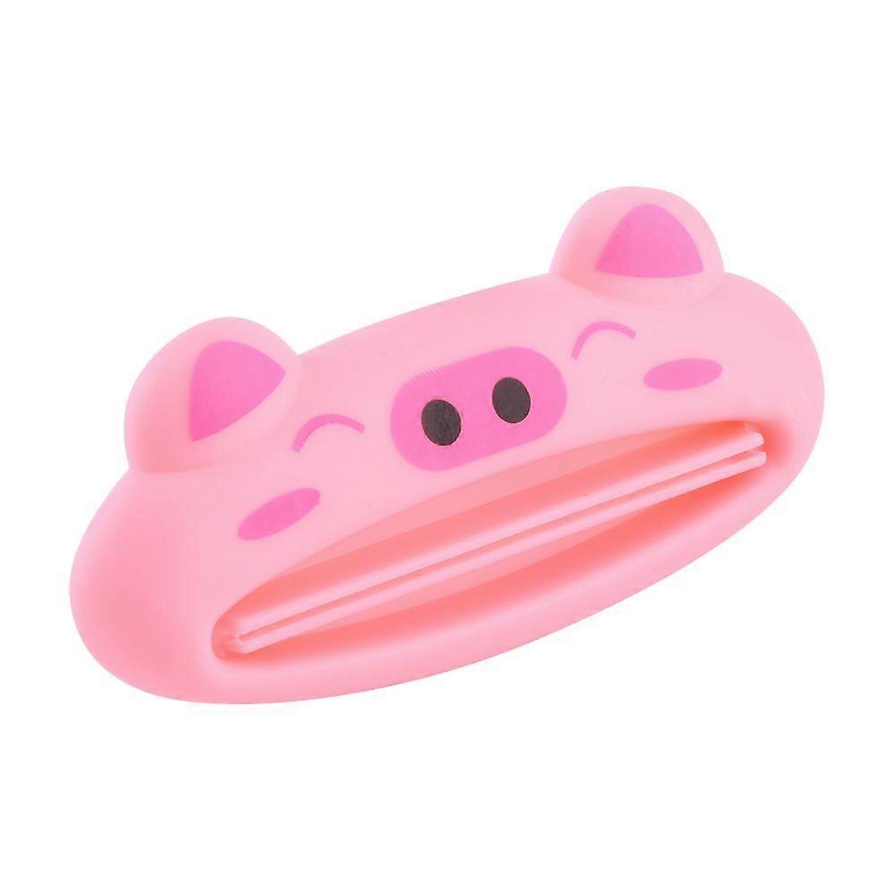 2pc Toothpaste Tube Squeezer Easy Squeeze Paste Dispenser Roll Holder Cartoon Pig