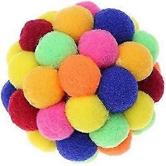 Colorful Catwith Bells Catnip Interactive Cat  Sound Toy Fun Activity Play Toys for Cat Kitten PetCreative and Useful