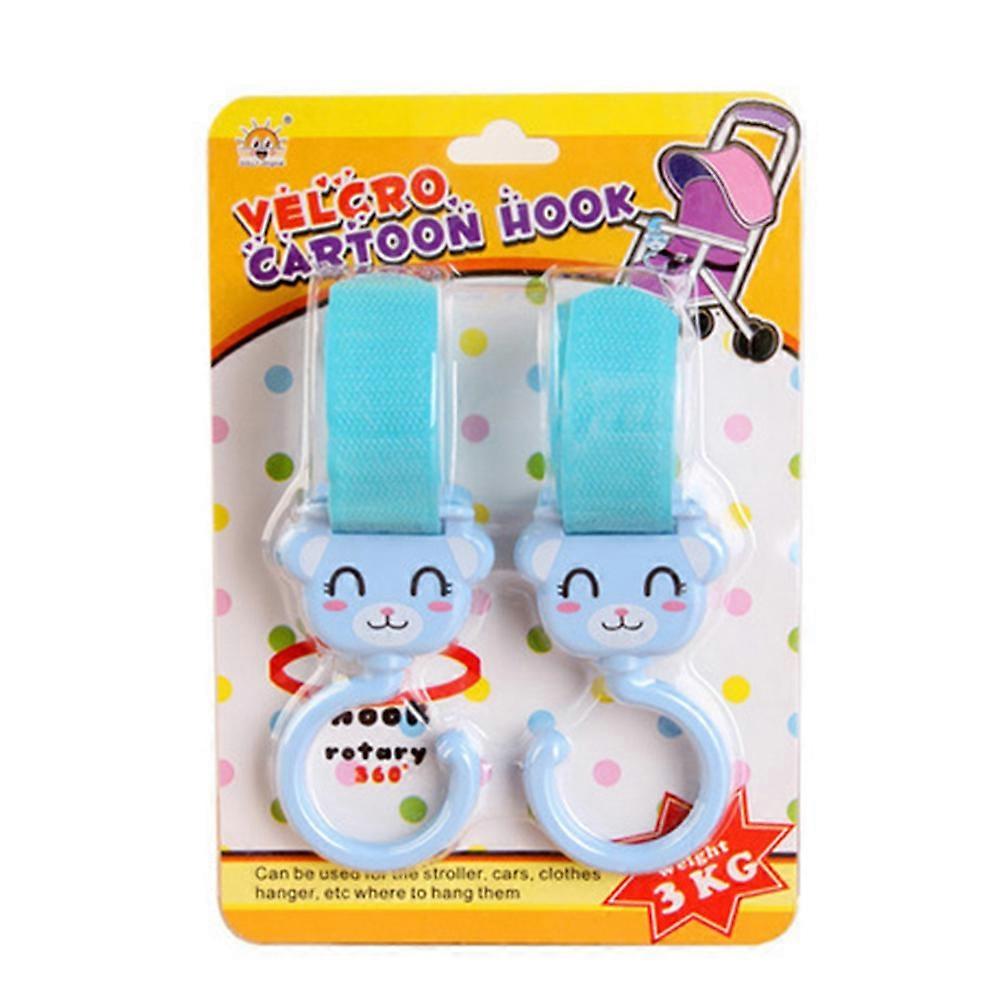 Universal Multi Purpose Stroller Hook Stroller Accessory Clip (Blue)