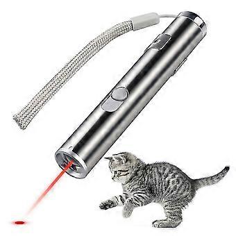 Usb Rechargeable Pet Toys Cat Training Laser Pointer With Led Flashlight GuanGuan