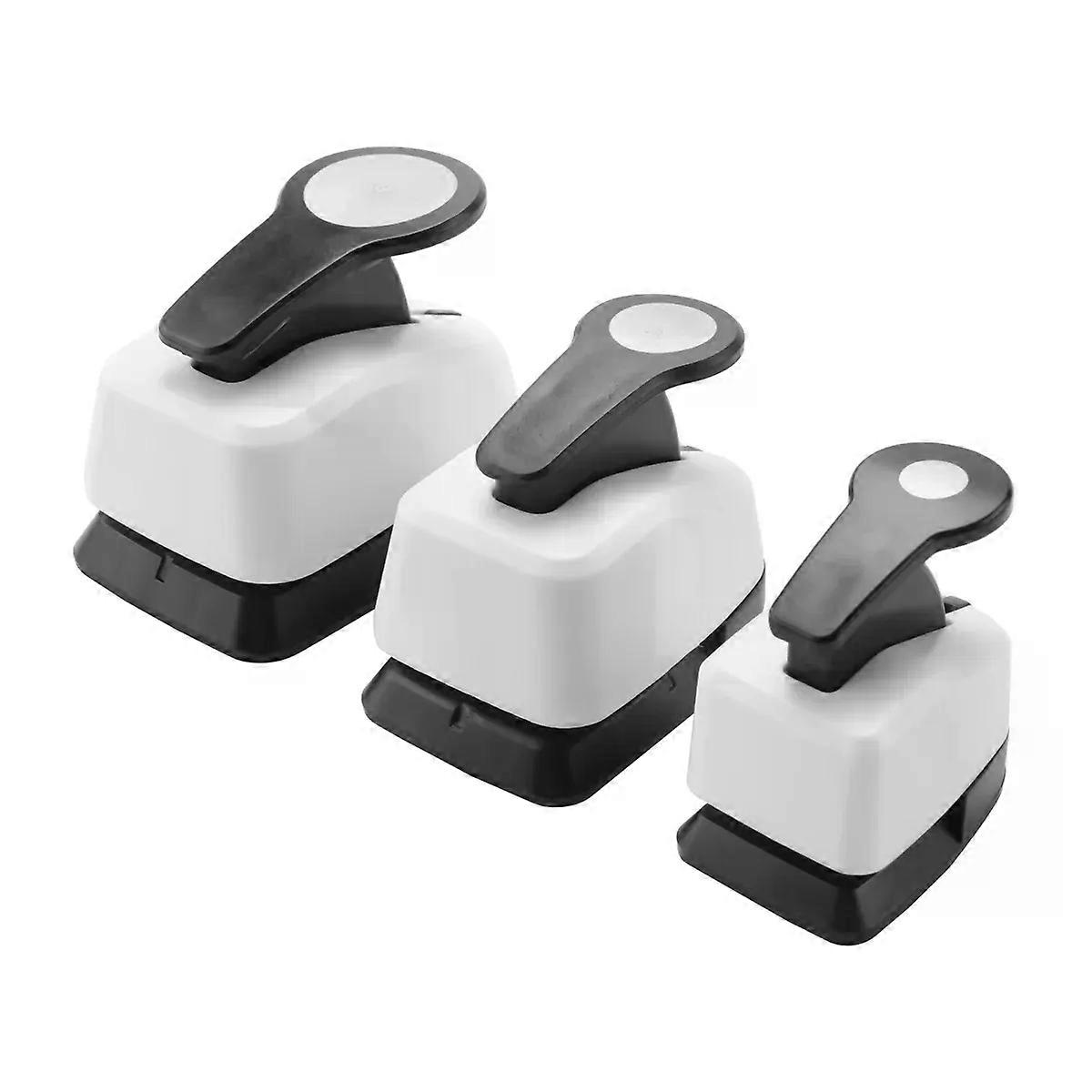 3 قطع ورقة الحرفية اللكمات هول الناخس ثقب واحد ثقب الأشكال ثقب الناخس للحرف 9/16 / 25mm دائرة لكمة مجموعة