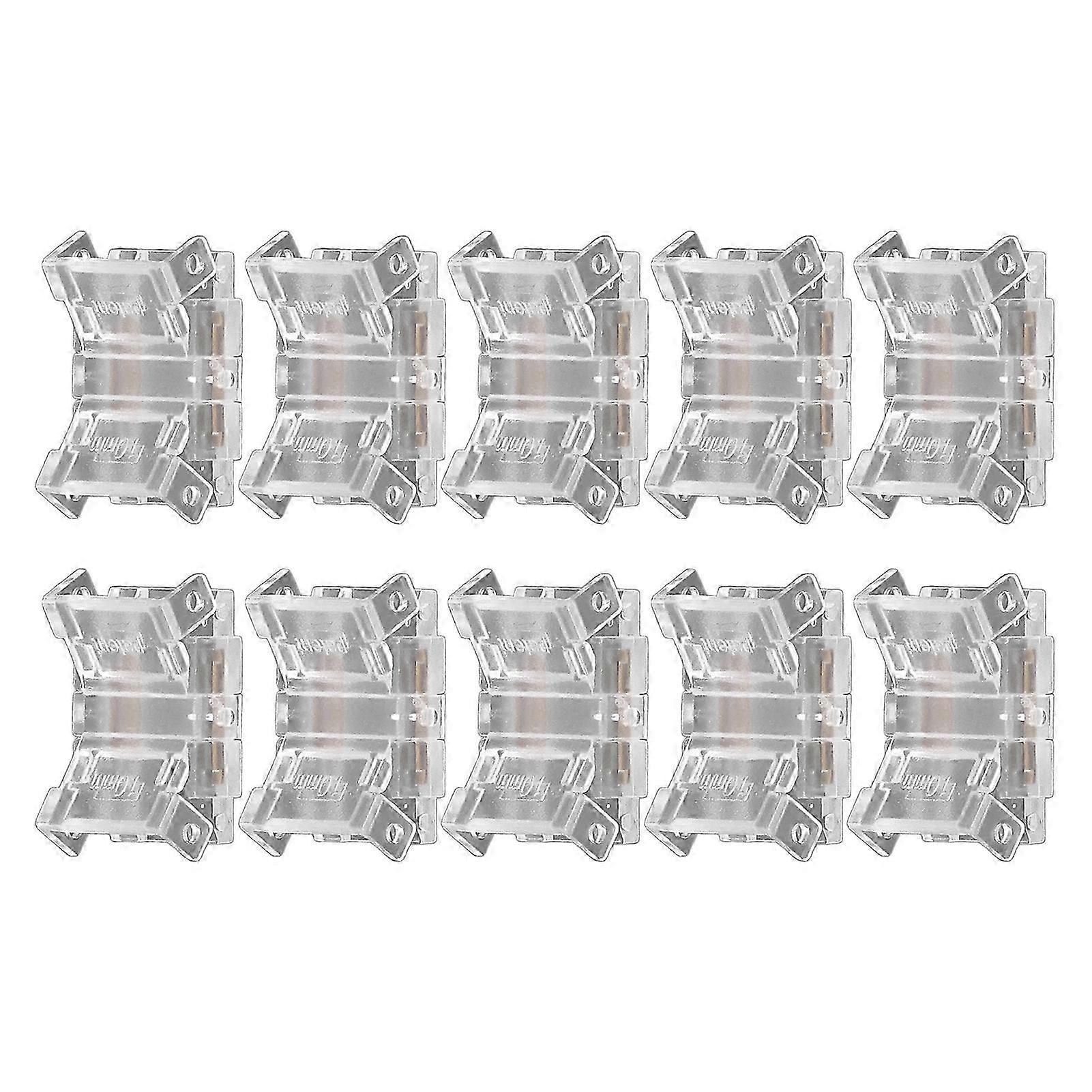 10 Pcs LED Strip Connectors for Solderless Quick Connections
