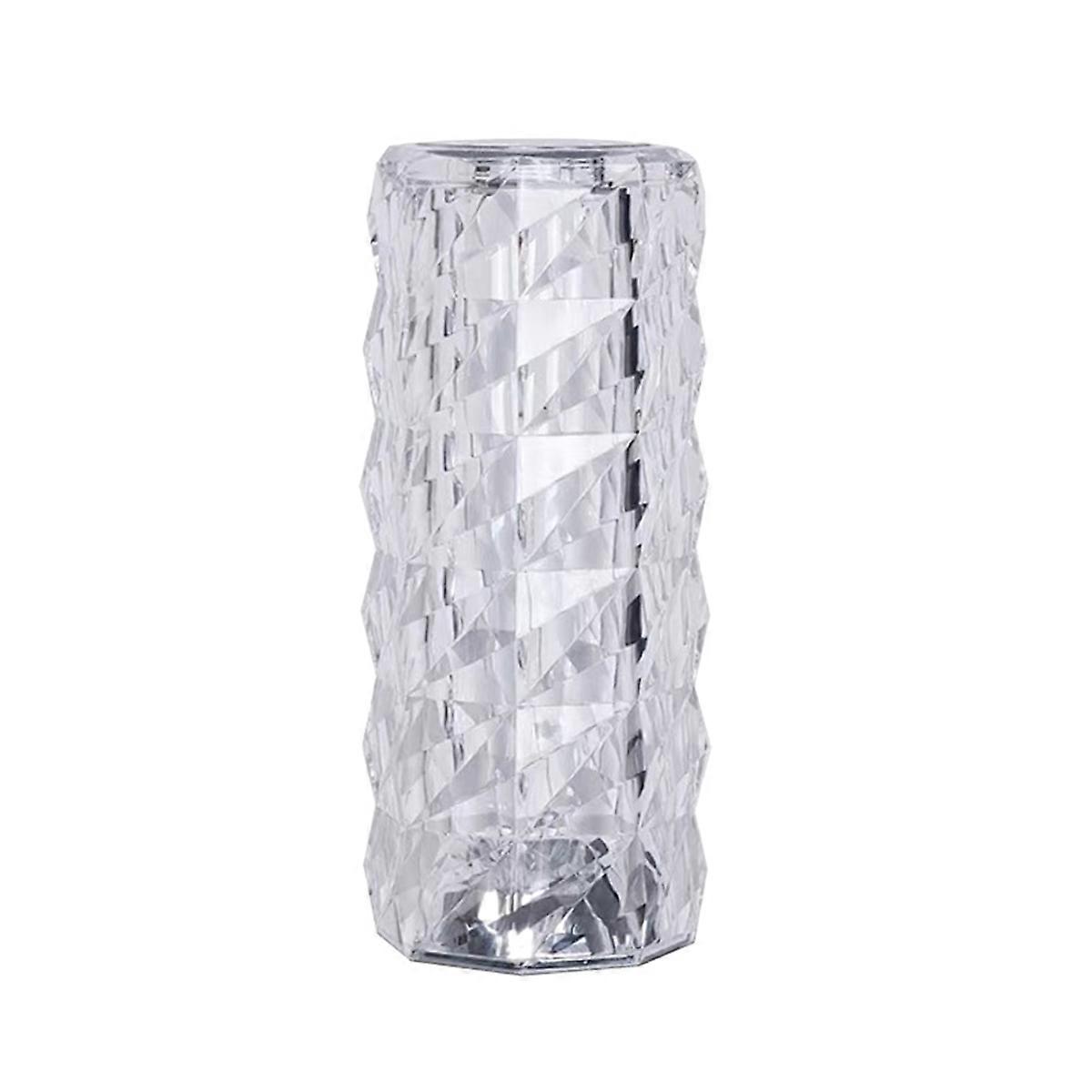 16 Colors Rose Rays Crystal Diamond Table Lamp, Crystal Diamond Rose Table Lamp,USB Charging Touch Lamp