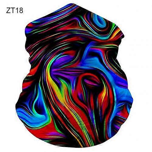 Unisex Dog Paw Floral Anti-UV Dustproof Face Shield Breathable Neck Warmer Full Face Ice Silk Mask Outdoor Cycling Scarf
