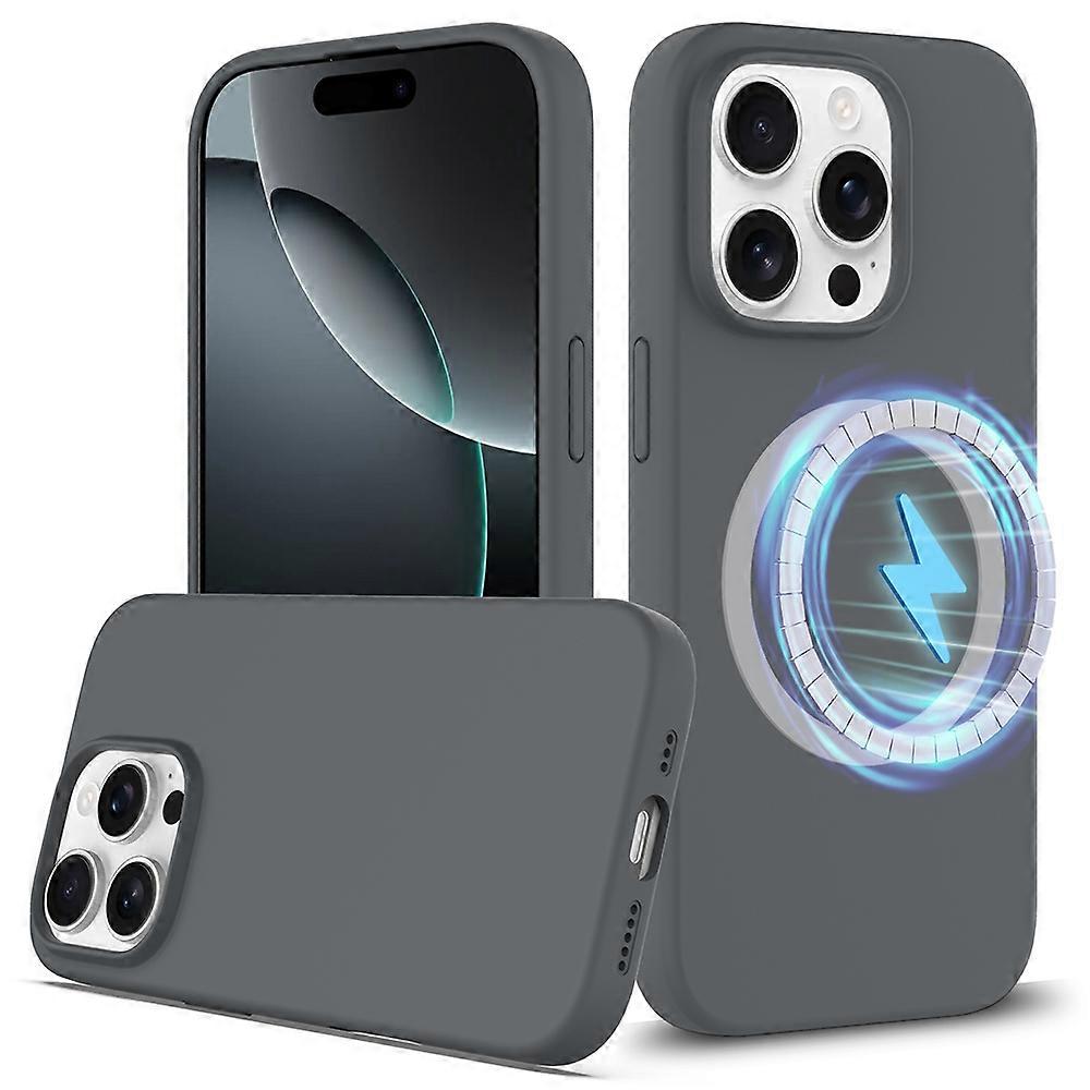 For iPhone 16 Pro Case Compatible with MagSafe Liquid Phone Cover with Camera Touch Control Button