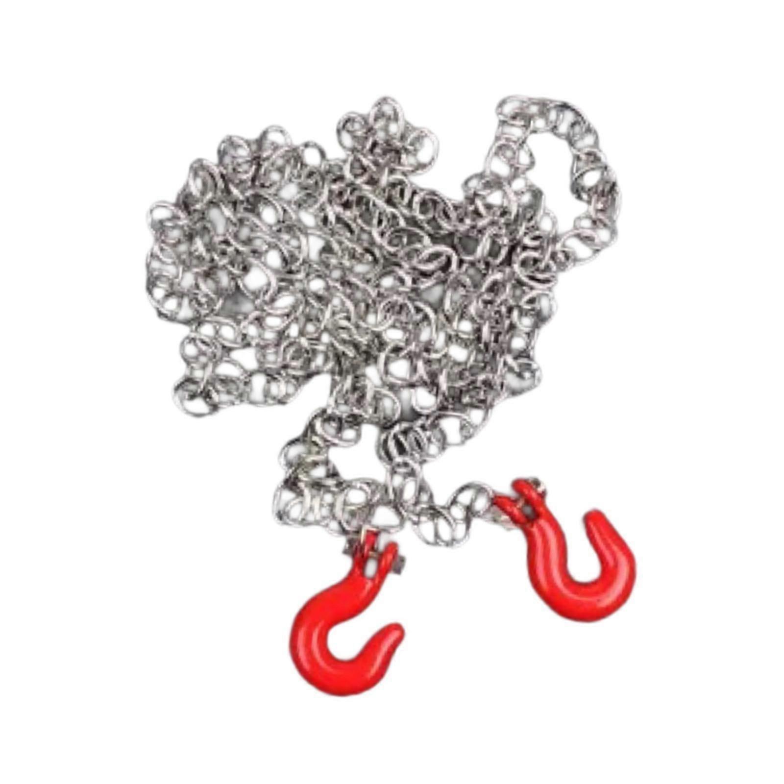 RC Car Tow Hook Chain Decor Universal for 1/12 MN82 MN86SK-99S Crawler Model