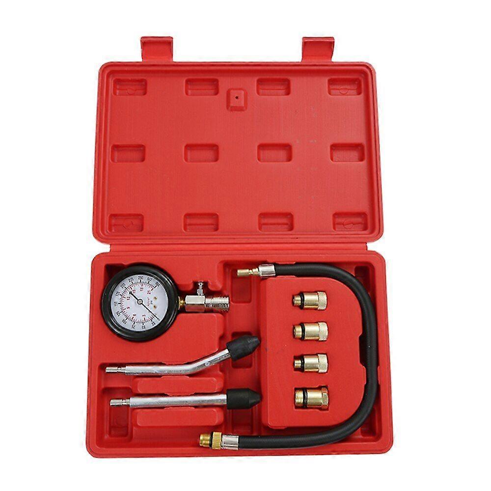 8 PZ/Set Motore A Gas Benzina Cilindro Calibro Misuratore Test Pressione Compressione Tester