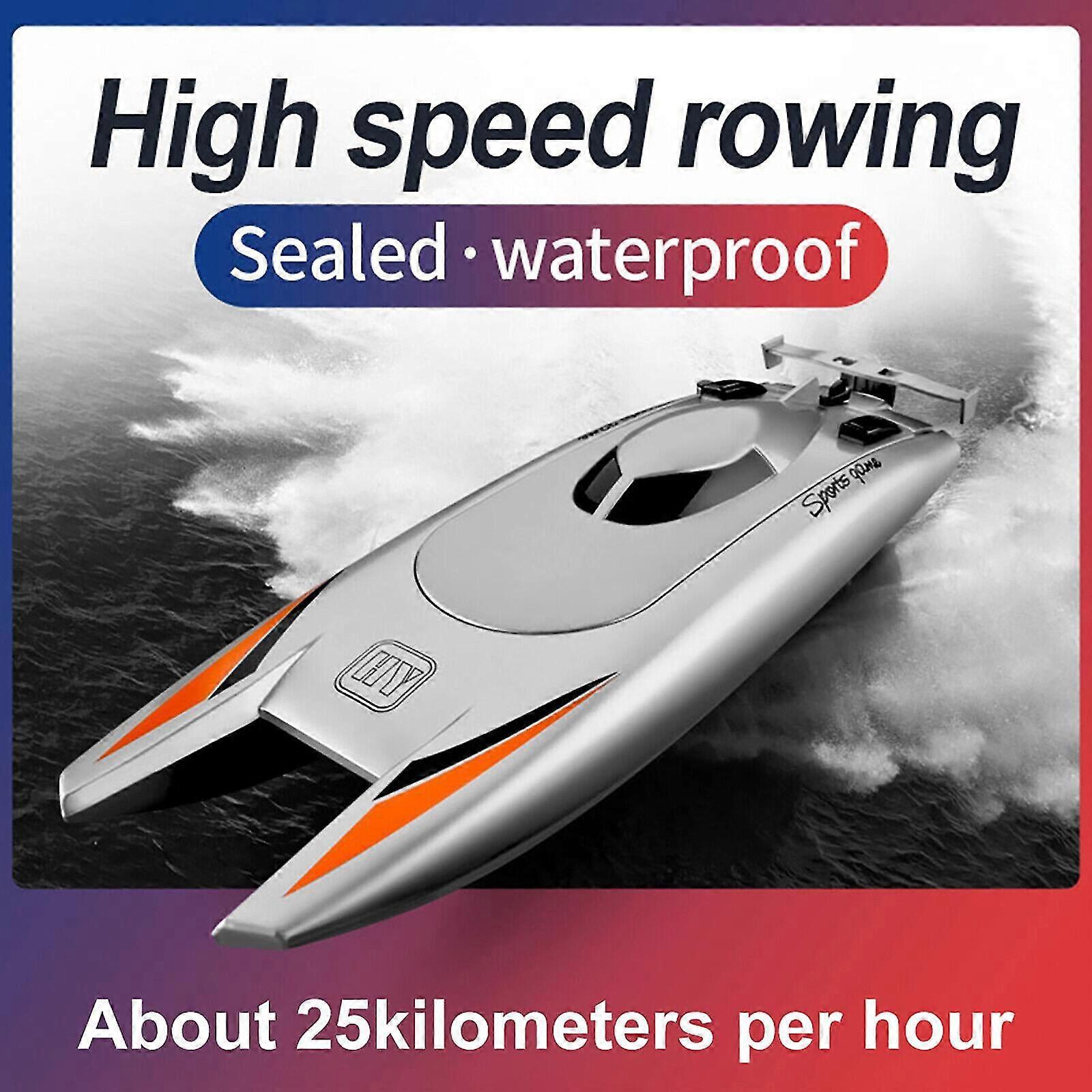 25km/h Dual Motor Rc Boat High Speed Water Cooled Remote Control Racing Ship Toy-yg