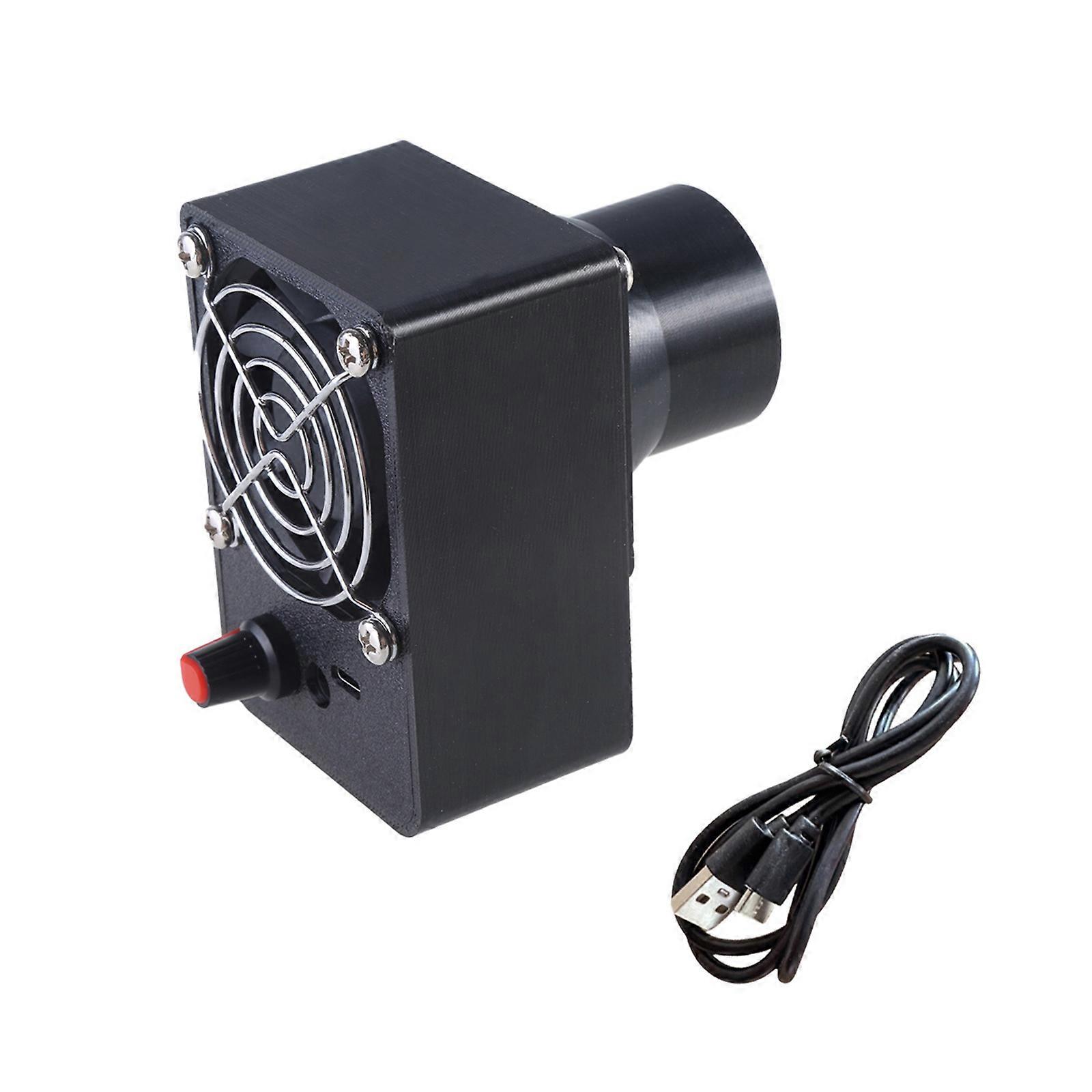 DC12V 5.5x2.1mm Blower Fan with Adjustable Speeds and Multiple Nozzle Sizes for Efficient Cooling