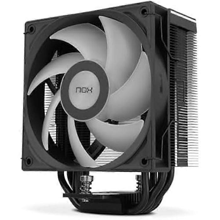 CPU Cooler - NOX - H-500 - Digital Display - Compatible with Intel &amp; AMD - 4 Heat Pipes 6mm